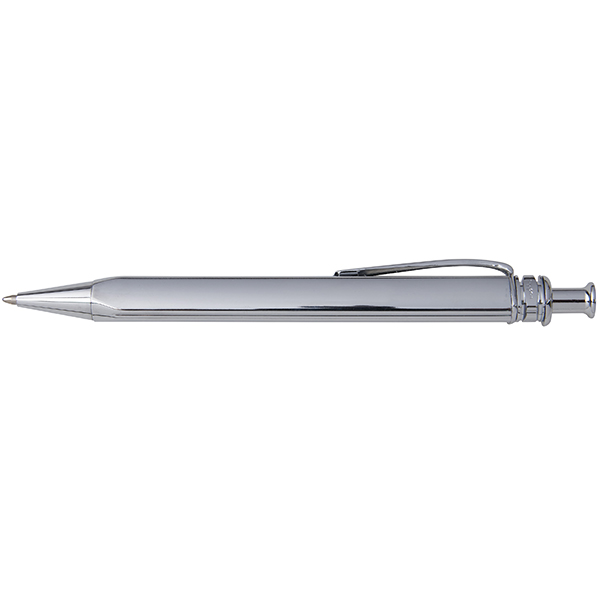 עט טריפל TRIPLE-X כדורי כרום מבריק. 
פתיחה בלחיצה - מילוי דמוי פרקר.  
עט מעוצב גוף משולש, מסדרת עטי יוקרה X-PEN.