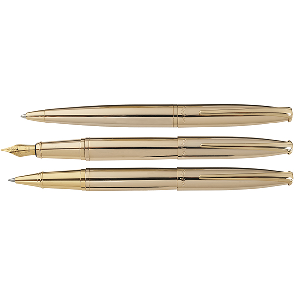 עט X-Pen פנינסולה רולר בציפוי זהב 18 קראט 18k PENINSULA 