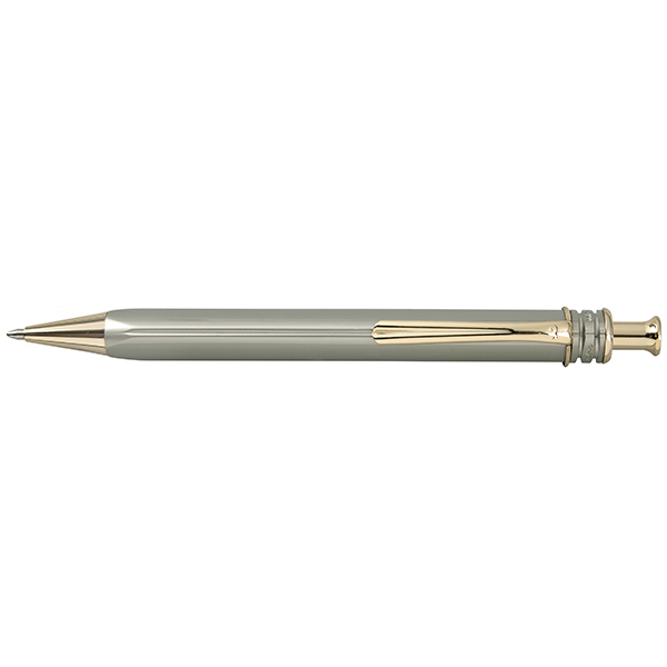 עט X-pen טריפל כדורי פנינה+קליפ מוזהב  