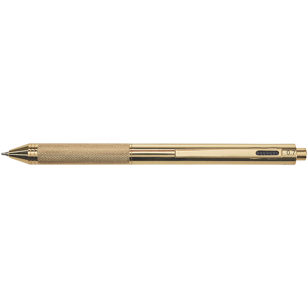 עט X-pen בירו כדורי 4 באחד זהב מבריק.
X-Pen BUREAU 