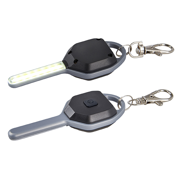 מחזיק מפתחות key light בצורת מפתח עם תאורת לד SMD חזקה במיוחד.
קל משקל, קטן וקומפקטי.
שני מצבי תאורה: תאורה רציפה ומצב 