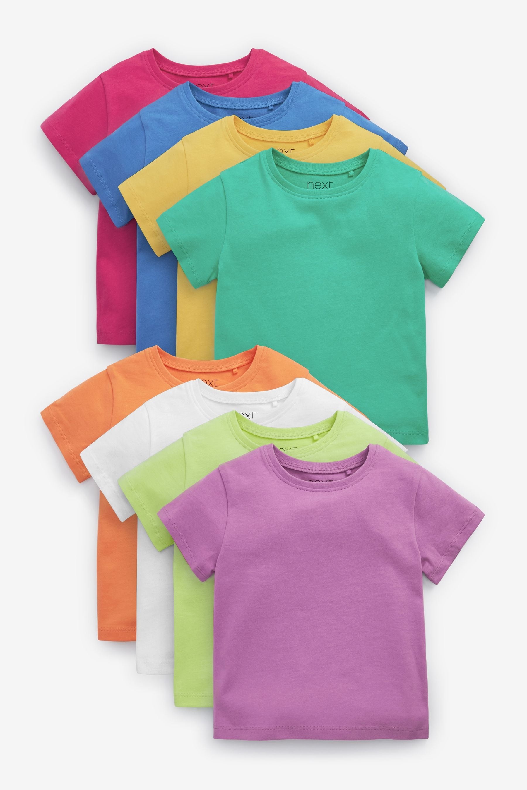 חולצה טריקו צבעונית לילדים מידות 4-18, 165 גרם. 