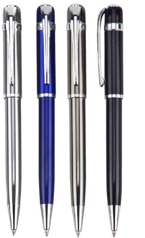 אמרסון - עט כדורי WAVE, גוף מתכת גימור צבעוני, מנגנון סיבוב, מילוי דמוי פרקר.
1 מ
