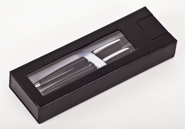 סט אליגריס - עט כדורי ורולר WAVE, גוף מתכת, מילוי דמוי פרקר, 0.7 מ”’מ.