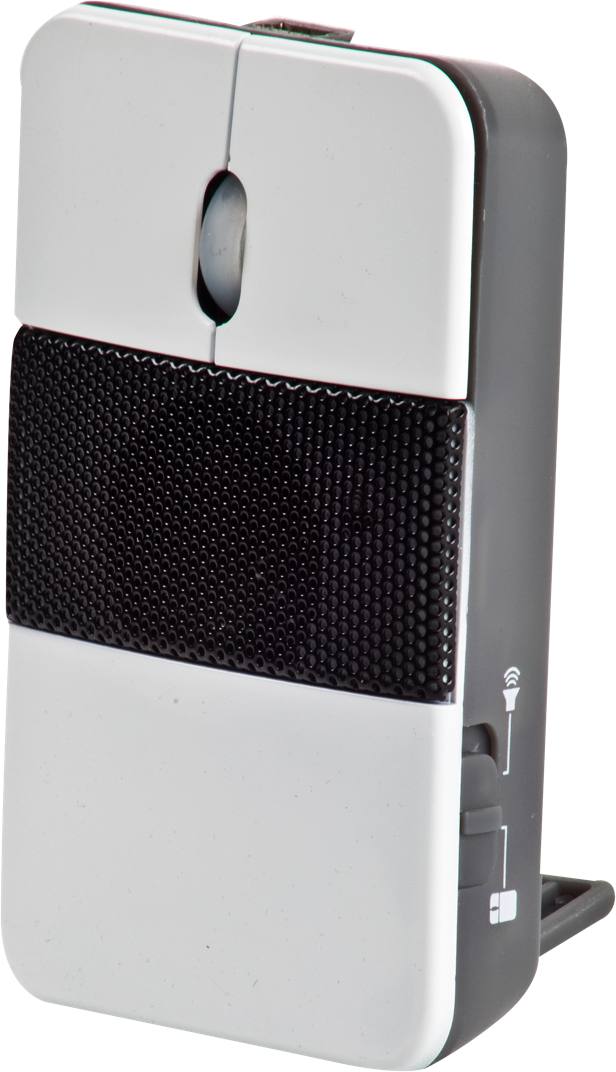 ברוקייד - עכבר אופטי 5.2×8.5×1.8 ס”מ, משולב רמקול בעל סאונד דינמי ואיכותי.
בורר מצב עם נורית בקרה, בעל רגלית מתקפלת לשימוש אנכי,
סוללת נטענת בעזרת כבל USB.