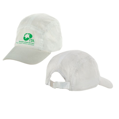טרייל טיים - כובע רשת איכותי, מתאים במיוחד לפעילות ספורט, מאוורר, סרט הזעה רחב, 100% פוליאסטר, סגר אחורי אבזם פלסטיק, מתאים להדפסה או לרקמה.

