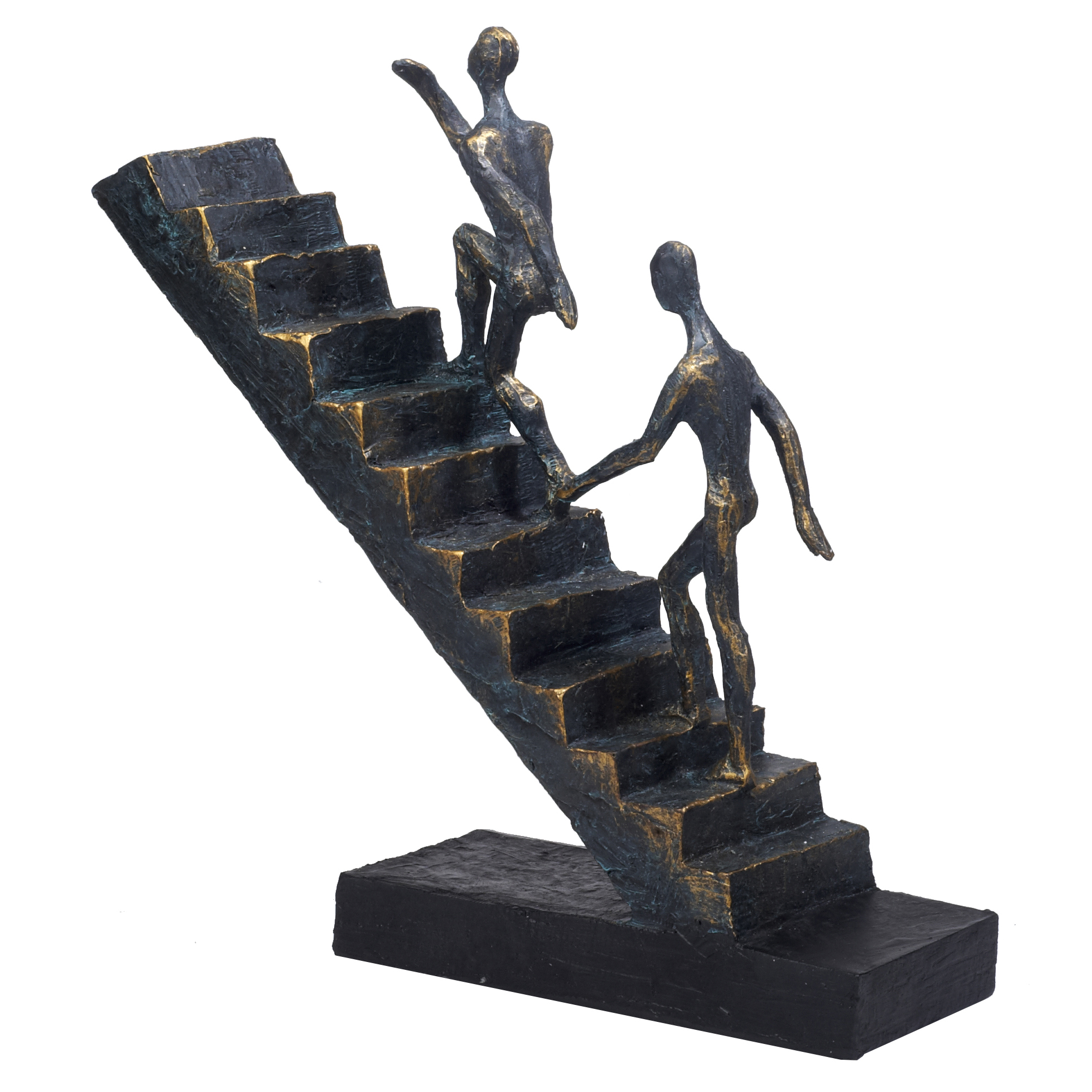 "עולים לפיסגה"  - פסל אומנותי, גובה 28 ס"מ