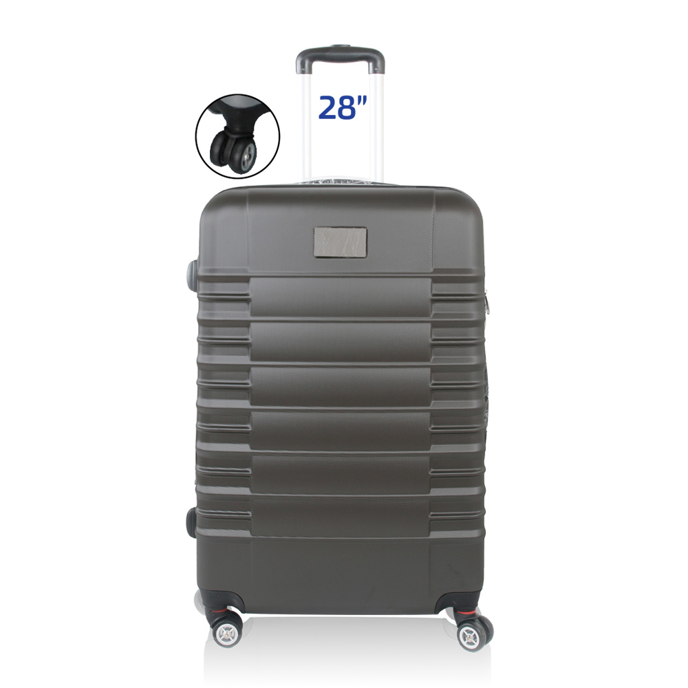 בואינג 28 - מזוודה קשיחה 28 אינץ’ עשויה ABS, קלה ואיכותית. רוכסנים כפולים, מחיצה פנימית עם תאים, 8  גלגלים, מנעול קומבינציה, ידית טלסקופית.
2  ידיות נשיאה לנשיאה נוחה.
מתרחבת עד 20% לאחסון מרבי.
