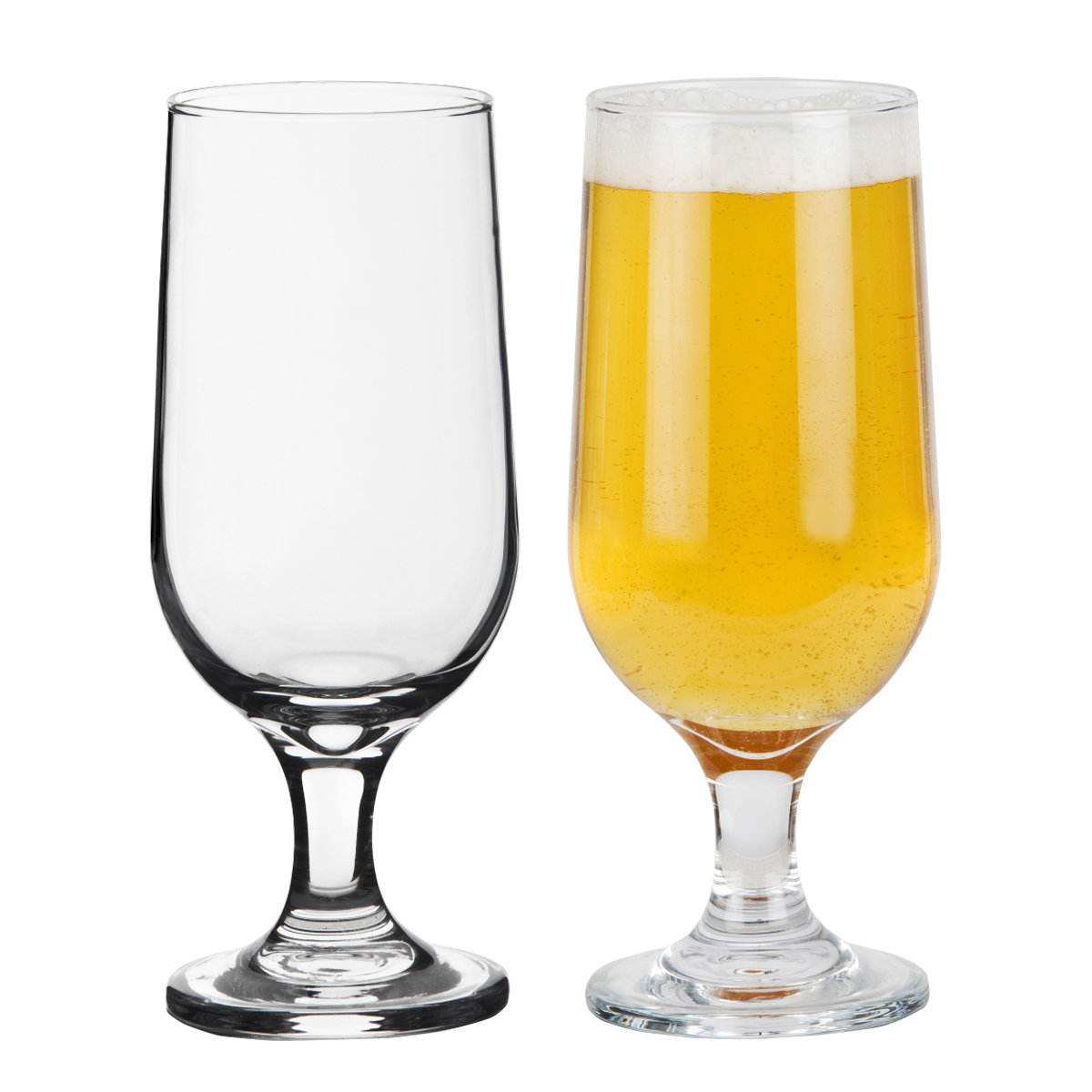 רגנסבורג - כוס בירה עם רגל.
נפח 350 מ”ל.
מידות הכוס: B66,T64,H180 מ”מ.