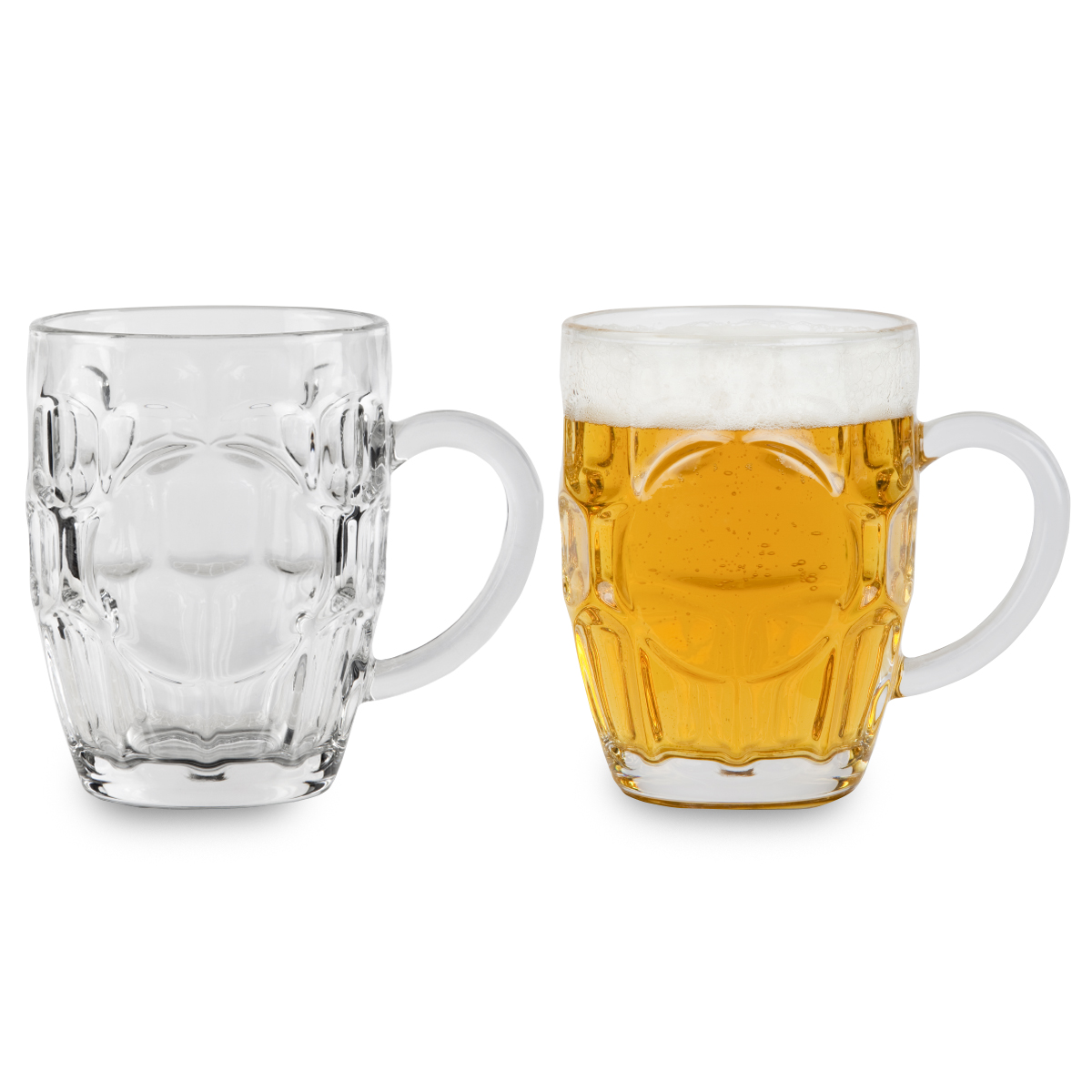 מנהיים - כוס בירה קלאסית.
נפח 500 מ”ל.
מידות הכוס: B73,T95,H125 מ”מ.