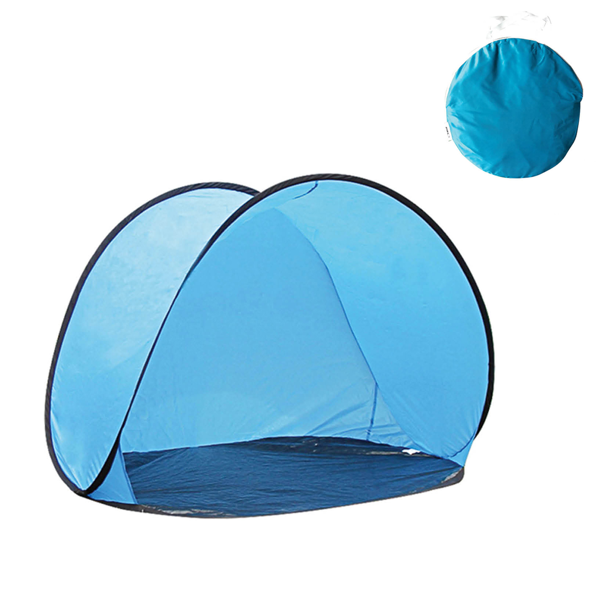 אוהל זוג קפיצי - בד האוהל עשוי מניילון. הגנה נגד קרינה UPF 50+. 
מידות האוהל: 200x150x110 ס