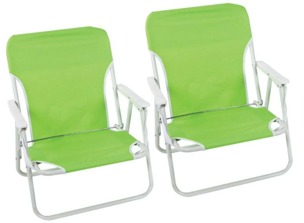 סט הכולל 2 כיסאות פיקניק וחוף. 
כיסאות מתקפלים נוחים במיוחד. 
מתאימים למשקל של עד 90 ק