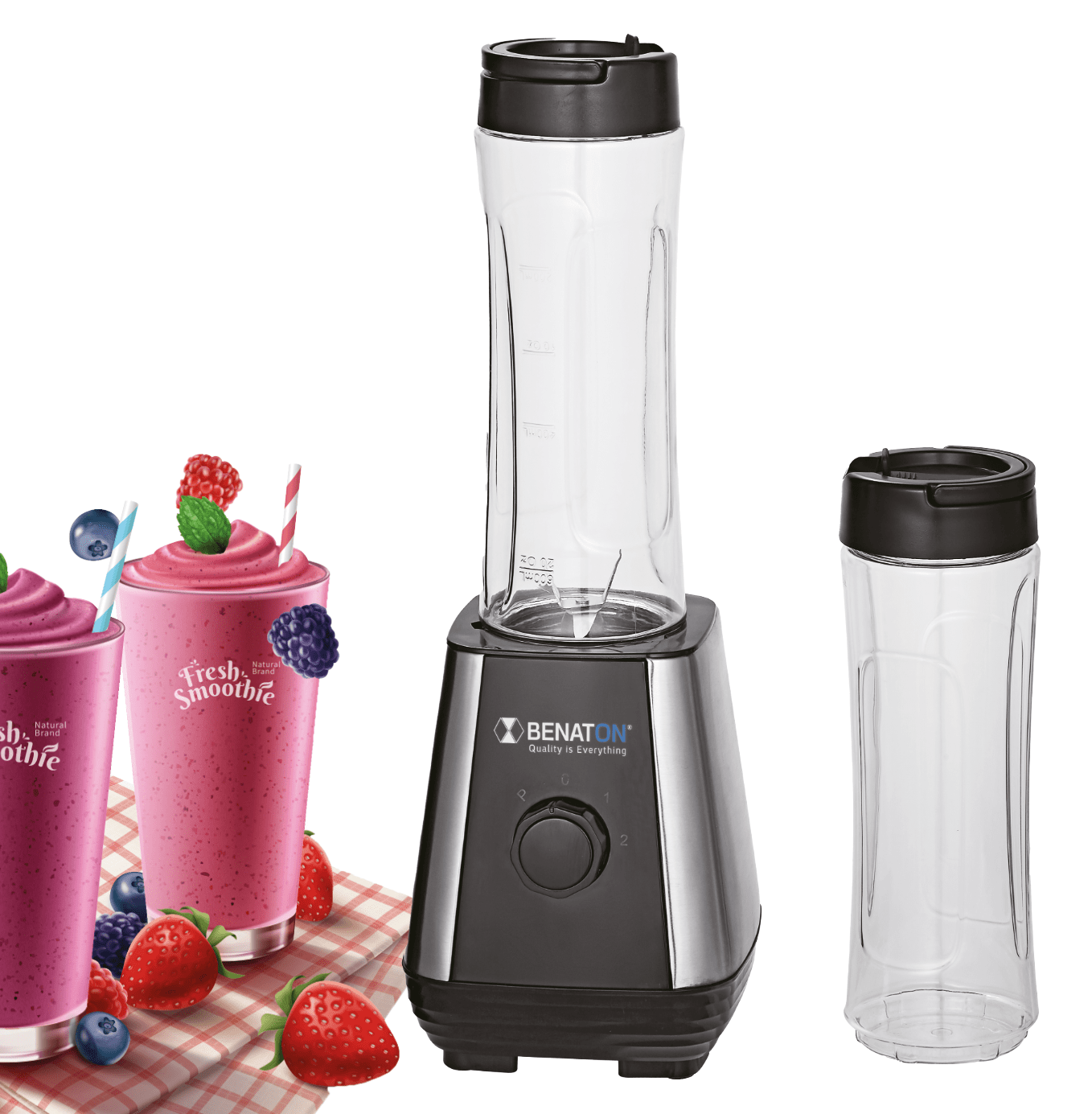 SPORT BLENDER PRO - בלנדר שייקר + בקבוק נשיאה.